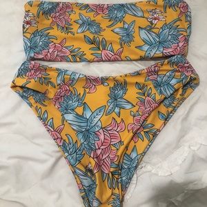 tropical swimsuit